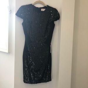 Black sequin Dress The Population dress